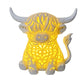 🐮 Warm Glow Highland Cow Table Lamp