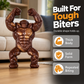 🦍 Tough Gorilla Shape Dog Chew Toy — Durable Natural Rubber for Aggressive Chewers
