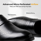 🌿 Breathable Mesh Slip-On Loafers — Lightweight Knit Upper, Flexible Rubber Sole
