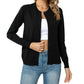 👚 WOMEN‘S CLASSIC CREW NECK CARDIGAN — Button-Front | Soft Knit | Versatile Layering Piece 🌿