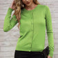 👚 WOMEN‘S CLASSIC CREW NECK CARDIGAN — Button-Front | Soft Knit | Versatile Layering Piece 🌿