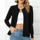 👚 WOMEN‘S CLASSIC CREW NECK CARDIGAN — Button-Front | Soft Knit | Versatile Layering Piece 🌿