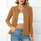👚 WOMEN‘S CLASSIC CREW NECK CARDIGAN — Button-Front | Soft Knit | Versatile Layering Piece 🌿