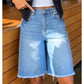 🌸 Summer Essential High Waist Denim Shorts — From Street Style to Beach Vibes