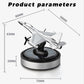 ✈️ Airplane Solar Energy Rotating Car Air Freshener Scents Diffuser Ornament
