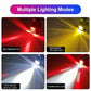 🔦 Universal Motorcycle LED Driving Lights — Ultra-Thin Design | 6000K Cool White | Off-Road & Street Use
