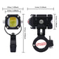 🔦 Universal Motorcycle LED Driving Lights — Ultra-Thin Design | 6000K Cool White | Off-Road & Street Use