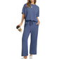 ☁️ Ultra-Soft 2-Piece Set — Stretch Fabric | Relaxed Trousers with Elastic Waist | All-Day Comfort