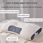 📦 Antibacterial Memory Foam Neck Pillow — Ergonomic Support | Massage + Heat | Ideal for Daily Use