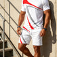 🌿 Breathable Cotton 2-Piece Set — Soft T-Shirt & Shorts | Lightweight | Keeps You Cool All Day