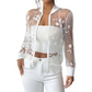 🌸 Women's Summer Floral Sheer Mesh Jacket