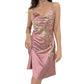 🛏️ WOMEN'S SLEEVELESS SLEEP SLIP DRESS — Soft Satin-Like Nightdress | Adjustable Spaghetti Straps | Breathable & Lightweight
