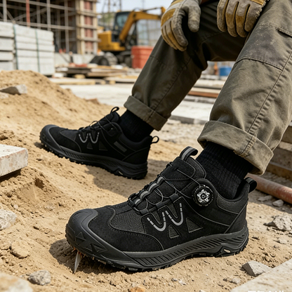🔧 Industrial Safety Shoes — Steel Toe Cap | Anti-Static | Puncture-Resistant Sole