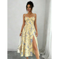 🌼 Ditsy Floral Cami Dress — Delicate Print | Side Slit | Romantic Summer Style