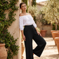 🌬️ Breathable Wide Leg Pants — Lightweight Viscose | Draped Fit | Keeps You Cool All Day