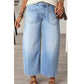 ✨ High-Waist Wide-Leg Jeans — Flattering Fit | Patch Pockets | Elongates Your Legs for a Slimmer Look