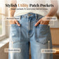 ✨ High-Waist Wide-Leg Jeans — Flattering Fit | Patch Pockets | Elongates Your Legs for a Slimmer Look
