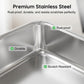 🧼 Non-Stick Stainless Steel Litter Tray — No Scraping Needed | Wipes Clean in Seconds | Odour-Proof Metal