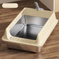 🧼 Non-Stick Stainless Steel Litter Tray — No Scraping Needed | Wipes Clean in Seconds | Odour-Proof Metal
