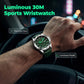⌚ Men's Luminous Quartz 30M Sports Wristwatch — Chronograph Multifunction | Silicone Strap