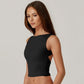 🌸High Neck Slim Fit Crop Tank Shirt Y2k Tops