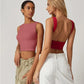 🌸High Neck Slim Fit Crop Tank Shirt Y2k Tops