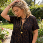 👗 Women's V-Neck Leopard Print Maxi Dress — Flowy Silhouette | Lightweight Fabric