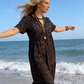 👗 Women's V-Neck Leopard Print Maxi Dress — Flowy Silhouette | Lightweight Fabric