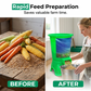 🛠️ Multi-Purpose Electric Feed Chopper — Processes Vegetables, Grains & Forage | Adjustable Cutting Size | Easy Clean