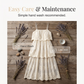 ✨ Women Elegant White Lace Spaghetti Strap Maxi Dress
