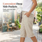 🌬️ Breathable Linen Capri Pants — Keeps You Cool in Hot Weather | Lightweight Cotton Blend | Summer Staple