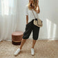 🌬️ Breathable Linen Capri Pants — Keeps You Cool in Hot Weather | Lightweight Cotton Blend | Summer Staple