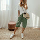 🌬️ Breathable Linen Capri Pants — Keeps You Cool in Hot Weather | Lightweight Cotton Blend | Summer Staple