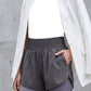 📱 Double Layer Yoga Shorts with Pockets — Side Phone Pockets | Moisture-Wicking Fabric | Gym & Running