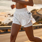 📱 Double Layer Yoga Shorts with Pockets — Side Phone Pockets | Moisture-Wicking Fabric | Gym & Running