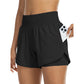 📱 Double Layer Yoga Shorts with Pockets — Side Phone Pockets | Moisture-Wicking Fabric | Gym & Running