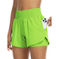 📱 Double Layer Yoga Shorts with Pockets — Side Phone Pockets | Moisture-Wicking Fabric | Gym & Running