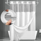 🛁 Waffle Weave Shower Curtain — Classic Textured Hotel Style | Heavy-Duty Polyester | Rustproof Grommets