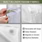 🛁 Waffle Weave Shower Curtain — Classic Textured Hotel Style | Heavy-Duty Polyester | Rustproof Grommets