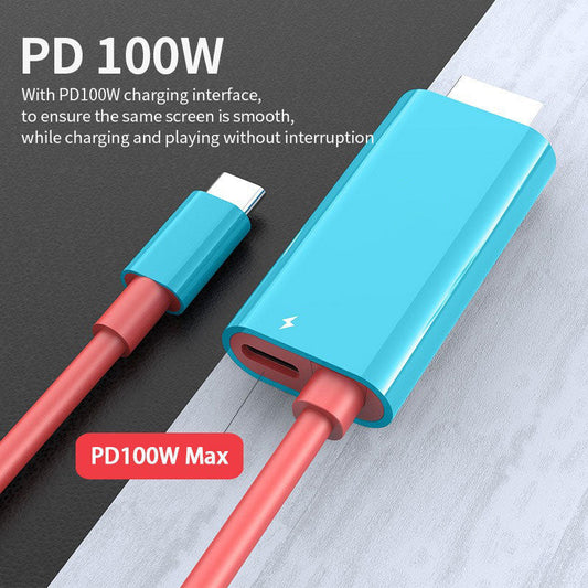 ✈️ Portable USB-C HDMI Cable for Nintendo Switch — No Dock Needed | Ideal for Travel & Home Use