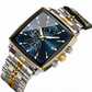 💎 Premium Square Quartz Watch — Sapphire Crystal | 5 ATM Waterproof |