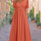 👗 Women's V-Neck Short Sleeve Maxi Dress — Flowy & Breathable | Bohemian Summer Style | Perfect for Holidays & Everyday