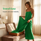 👗 Women's Casual Solid Color Slip Dress — Satin-Like Fabric | Adjustable Spaghetti Straps