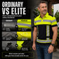 🦺 Men's High Visibility Round-Neck Top — Hi Vis Safety T-Shirt