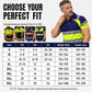 🦺 Men's High Visibility Round-Neck Top — Hi Vis Safety T-Shirt