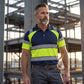🦺 Men's High Visibility Round-Neck Top — Hi Vis Safety T-Shirt