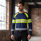 🦺 Men's High Visibility Round-Neck Top — Hi Vis Safety T-Shirt