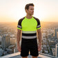 🦺 Men's High Visibility Round-Neck Top — Hi Vis Safety T-Shirt