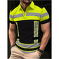 🦺 Men's High Visibility Round-Neck Top — Hi Vis Safety T-Shirt