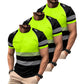 🦺 Men's High Visibility Round-Neck Top — Hi Vis Safety T-Shirt